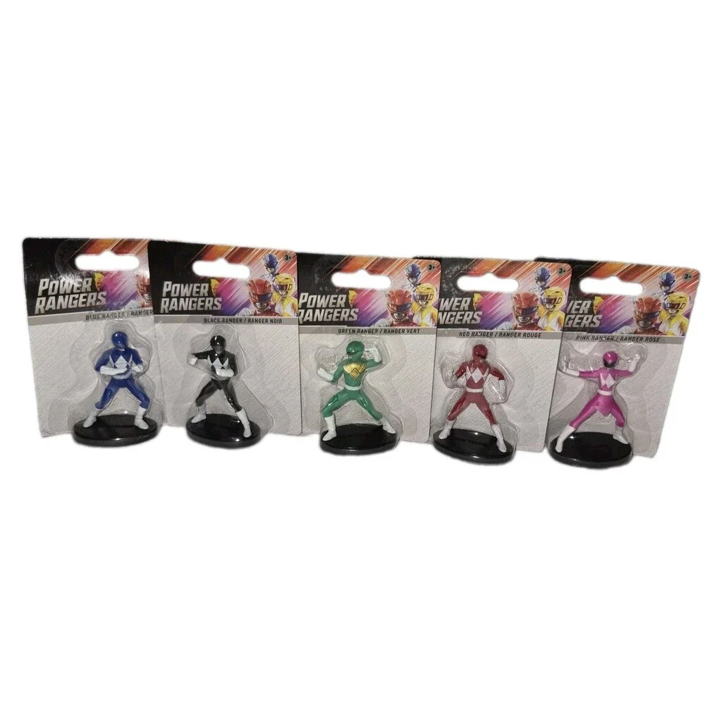 New 2023 Power Rangers Mini Figures Complete Set of 5 Just Play Sealed NWT